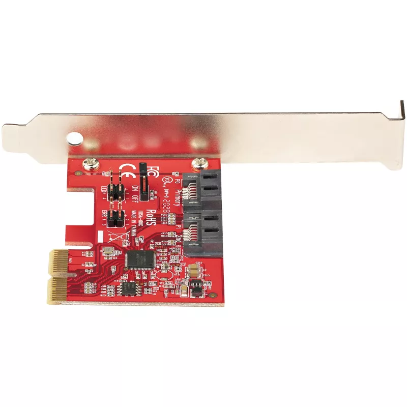 StarTech.com κάρτα SATA PCIe - κάρτα επέκτασης SATA PCIe 2 θυρών - 6Gbps - Full/Low Profile - προσαρμογέας/ελεγκτής PCI Express σε SATA - ASM1062R SATA RAID - μετατροπέας PCIe σε SATA