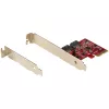 StarTech.com κάρτα SATA PCIe - κάρτα επέκτασης SATA PCIe 2 θυρών - 6Gbps - Full/Low Profile - προσαρμογέας/ελεγκτής PCI Express σε SATA - ASM1062R SATA RAID - μετατροπέας PCIe σε SATA