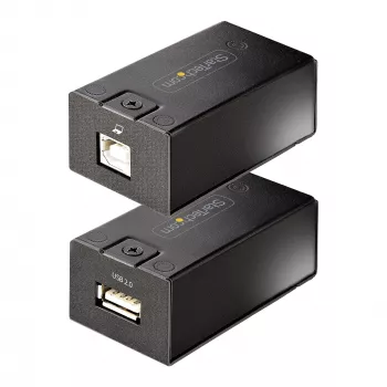 StarTech.com επέκταση USB 2.0 150 m (492 ft) μέσω καλωδίου Ethernet Cat5e/Cat6, εξωτερικά τροφοδοτούμενη επέκταση USB μέσω καλωδίου RJ45/δικτύου, επέκταση/προσαρμογέας USB μέσω καλωδίου Ethernet