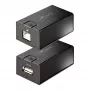 StarTech.com επέκταση USB 2.0 150 m (492 ft) μέσω καλωδίου Ethernet Cat5e/Cat6, εξωτερικά τροφοδοτούμενη επέκταση USB μέσω καλωδίου RJ45/δικτύου, επέκταση/προσαρμογέας USB μέσω καλωδίου Ethernet