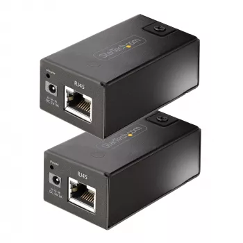StarTech.com επέκταση USB 2.0 150 m (492 ft) μέσω καλωδίου Ethernet Cat5e/Cat6, εξωτερικά τροφοδοτούμενη επέκταση USB μέσω καλωδίου RJ45/δικτύου, επέκταση/προσαρμογέας USB μέσω καλωδίου Ethernet