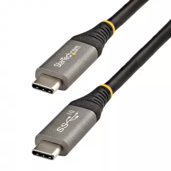 StarTech.com καλώδιο USB-C 20 ιντσών (50 cm) 10 Gbit/s – καλώδιο USB 3.1 Type-C – φόρτιση 100 W (5 A) Power Delivery, DP Alt Mode – καλώδιο USB-C για laptop/τηλέφωνο/συσκευή USB-C – φόρτιση/συγχρονισμός