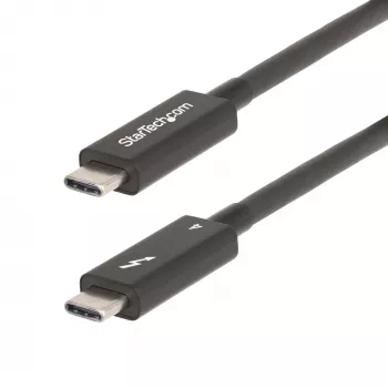 StarTech.com ενεργό καλώδιο Thunderbolt 4 2m, 40 Gbit/s, 100W Power Delivery, βίντεο 4K/8K, πιστοποιημένο Intel καλώδιο Thunderbolt – συμβατό με USB4/Thunderbolt 4/USB 3.2/USB Type-C/DisplayPort/Thunderbolt 3