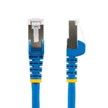StarTech.com καλώδιο Ethernet CAT6a 2m – μπλε – χαμηλού καπνού χωρίς αλογόνα (LSZH) – 10GbE 500MHz 100W PoE++ χωρίς γλωττίδα RJ-45 με ανακούφιση τάσης S/FTP καλώδιο δικτύου patch