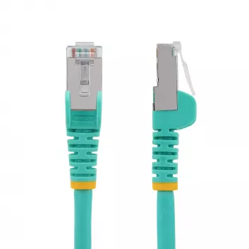 StarTech.com καλώδιο Ethernet CAT6a 7,5m – aqua – χαμηλού καπνού χωρίς αλογόνα (LSZH) – 10GbE 500MHz 100W PoE++ προστασία γλωττίδας RJ-45 με ανακούφιση τάσης S/FTP καλώδιο δικτύου patch