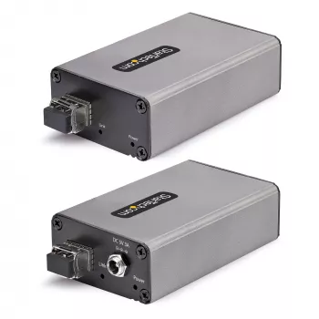 StarTech.com επέκταση USB 3.0 2 θυρών μέσω οπτικής ίνας πολλαπλών λειτουργιών OM3 – LC/LC – 2x 5 Gbit/s hub USB-A – εμβέλεια 350 m (1150 πόδια) – ανθεκτική επέκταση USB οπτικής ίνας – οπτική επέκταση USB