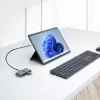 StarTech.com hub USB-C 3 θυρών με Ethernet - 3x USB-A - Gigabit Ethernet - USB 3.0 5Gbps - bus-powered - καλώδιο host USB Type-C 1ft/30cm - GbE - φορητό hub USB-C σε USB-A