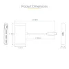 StarTech.com hub USB-C 3 θυρών με Ethernet - 3x USB-A - Gigabit Ethernet - USB 3.0 5Gbps - bus-powered - καλώδιο host USB Type-C 1ft/30cm - GbE - φορητό hub USB-C σε USB-A