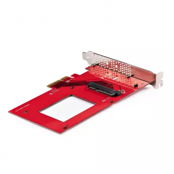 StarTech.com Κάρτα προσαρμογέα U.3 σε PCIe, προσαρμογέας PCIe 4.0 x4 για SSD U.3-NVMe 2,5 ιντσών, κάρτα επέκτασης SFF-TA-1001 PCI Express για επιτραπέζιους/διακομιστές, συμμόρφωση TAA – ανεξάρτητο λειτουργικού συστήματος
