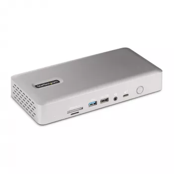 StarTech.com Καθολικός σταθμός σύνδεσης USB4 & Thunderbolt 4, τετραπλή οθόνη σε Windows, διπλή οθόνη σε MacBook, Dock HDMI DP με λειτουργία φόρτισης laptop 98W