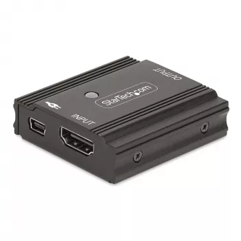 StarTech.com Ενισχυτής σήματος HDMI 8K 60Hz 10 m, ενεργός επαναλήπτης HDMI 2.1 inline και ενισχυτής σήματος βίντεο έως 8K 60Hz/4K 144Hz, συμπαγής επεκτατής καλωδίου HDMI – επέκταση σήματος HDMI