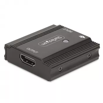 StarTech.com Ενισχυτής σήματος HDMI 8K 60Hz 10 m, ενεργός επαναλήπτης HDMI 2.1 inline και ενισχυτής σήματος βίντεο έως 8K 60Hz/4K 144Hz, συμπαγής επεκτατής καλωδίου HDMI – επέκταση σήματος HDMI