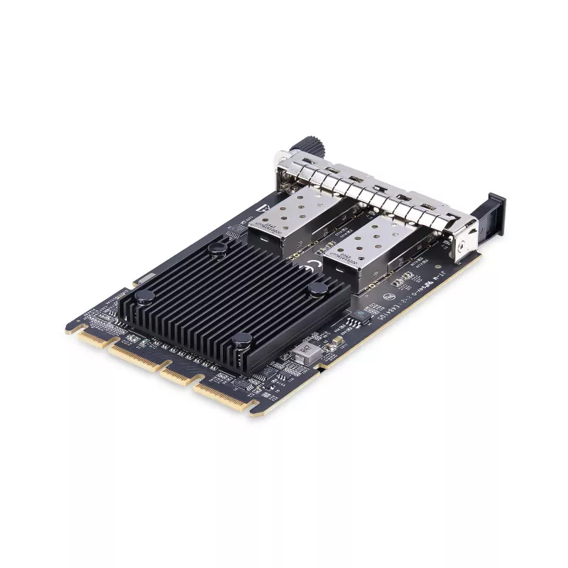 StarTech.com Κάρτα δικτύου server SFP+ OCP 3.0 2 θυρών 10Gbps με Intel X710, συμβατή με SFF 4C+, NIC OCP διπλής θύρας, λειτουργεί με Windows & Linux