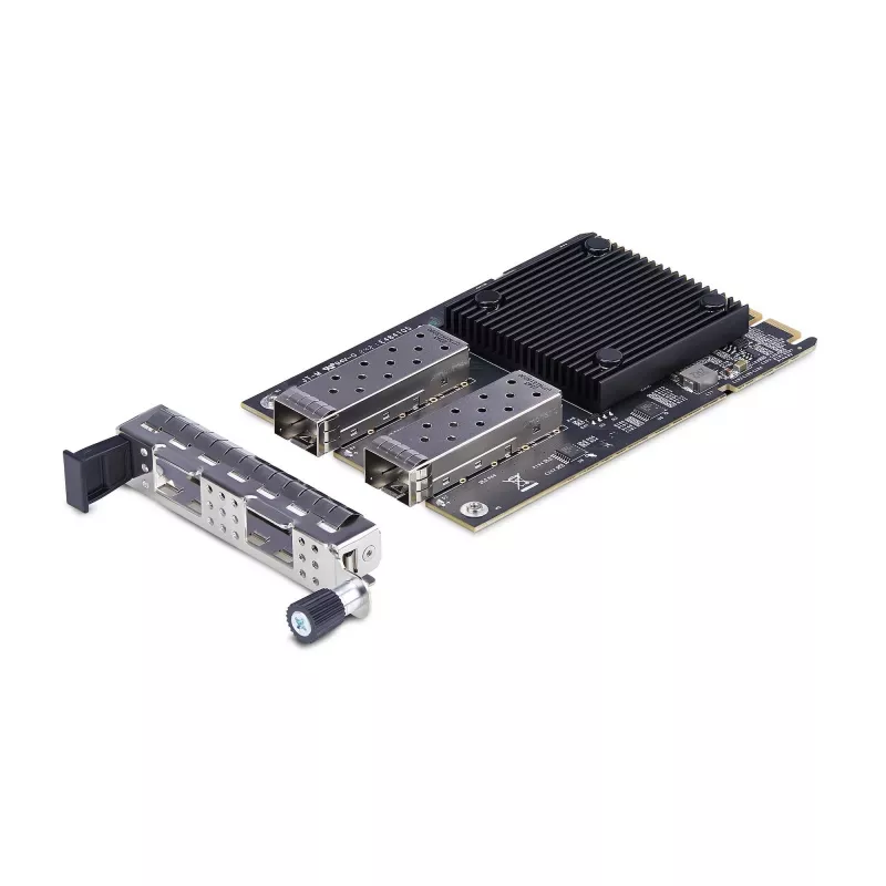 StarTech.com Κάρτα δικτύου server SFP+ OCP 3.0 2 θυρών 10Gbps με Intel X710, συμβατή με SFF 4C+, NIC OCP διπλής θύρας, λειτουργεί με Windows & Linux