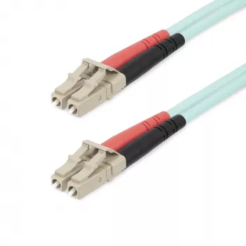 StarTech.com Καλώδιο οπτικής ίνας πολυτροπικό OM4 LC/UPC σε LC/UPC 20m (65ft), 50/125µm LOMMF/VCSEL Zipcord ίνα, 100G, χαμηλή εξασθένηση – LSZH καλώδιο οπτικής ίνας jumper