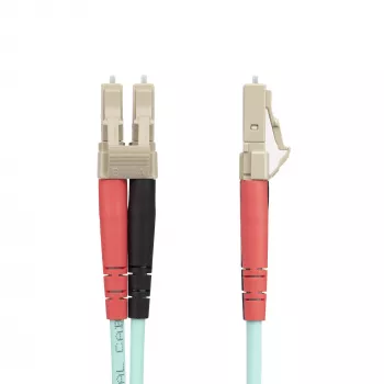 StarTech.com Καλώδιο οπτικής ίνας πολυτροπικό OM4 LC/UPC σε LC/UPC 20m (65ft), 50/125µm LOMMF/VCSEL Zipcord ίνα, 100G, χαμηλή εξασθένηση – LSZH καλώδιο οπτικής ίνας jumper