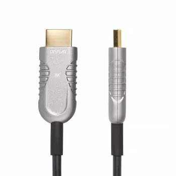 StarTech.com 9,1 m HDMI 2.1 υβριδικό ενεργό οπτικό καλώδιο (AOC), CMP, πιστοποιημένο Plenum, 8K Ultra High Speed HDMI 2.1/2.0 καλώδιο οπτικής ίνας, 48 Gbit/s, 8K 60 Hz/4K 120 Hz, HDR10+/FRL/TMDS/eARC