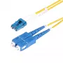StarTech.com 25m (82ft) LC σε SC (UPC) OS2 μονότροπο duplex καλώδιο οπτικής ίνας, 9/125µm, 100G, ανθεκτικό σε κάμψη, χαμηλή εξασθένηση – LSZH καλώδιο οπτικής ίνας