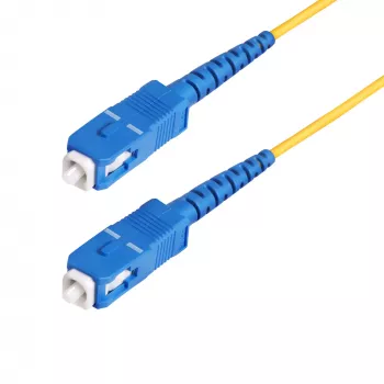 StarTech.com 30m (98,4ft) SC σε SC (UPC) OS2 μονότροπο simplex καλώδιο οπτικής ίνας, 9/125µm, 40G/100G, ανθεκτικό σε κάμψη, χαμηλή εξασθένηση, LSZH καλώδιο οπτικής ίνας