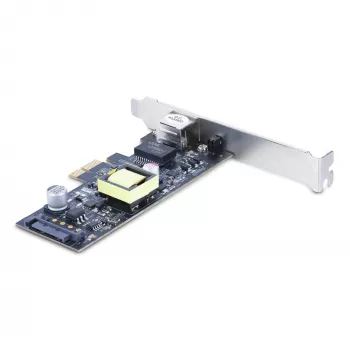 StarTech.com 1-Port 2.5Gbps NBASE-T PoE κάρτα δικτύου, Intel I225-V, 802.3af/at PoE+ Multi-Gigabit NIC, PCI Express κάρτα LAN server, SATA Powered Desktop Ethernet interface – Υποστηρίζει Windows, Linux