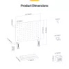 StarTech.com 1612B-DESK-PEGBOARD σετ οργάνωσης γραφείου 1 τεμ.