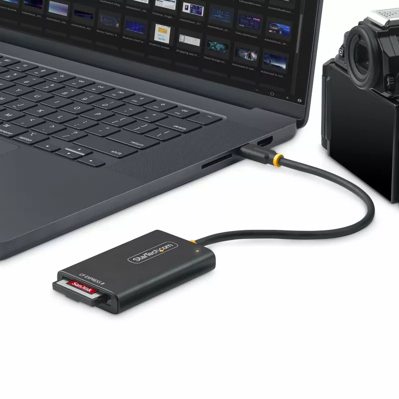 StarTech.com USB-C-CFexpress Type-B card reader, USB 10Gbps, φορητός card reader, USB Type-C σε CF-Express 2.0 adapter, λειτουργεί με κάθε λειτουργικό σύστημα