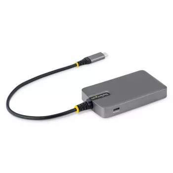 StarTech.com 4-Port USB-C hub, 5 Gbit/s, bus-powered, USB-C σε 4x USB-A hub με USB-C βοηθητική είσοδο τροφοδοσίας, καλώδιο host 1ft/30cm, φορητό USB hub για desktop/laptop