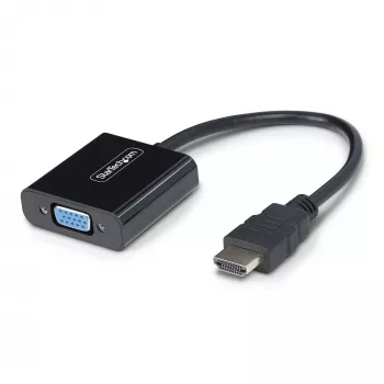 StarTech.com HDMI σε VGA adapter, ενεργός μετατροπέας βίντεο για laptop/desktop, 1920x1080 (1080p), πηγή HDMI σε οθόνη VGA/Display/προβολέα