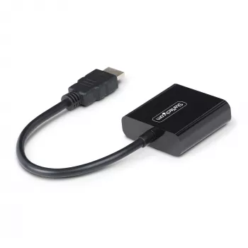 StarTech.com HDMI σε VGA adapter, ενεργός μετατροπέας βίντεο για laptop/desktop, 1920x1080 (1080p), πηγή HDMI σε οθόνη VGA/Display/προβολέα
