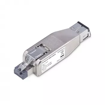 StarTech.com Gigabit οπτική ίνα σε RJ45 Ethernet media converter dongle, οπτικό μονότροπο 10 km/πολύτροπο 800 m, τροφοδοσία PoE, συμπαγής σχεδιασμός, μεταλλικό κουτί, Micro Mini, TAA