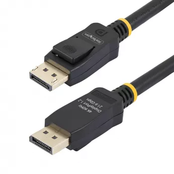 StarTech.com 2m (6.6ft) VESA-πιστοποιημένο καλώδιο DisplayPort – 10άδα – καλώδιο DisplayPort 1.2 με κλείδωμα, 4K 60Hz UHD, καλώδιο DP σε DP για οθόνη, βύσματα DP με κλείδωμα