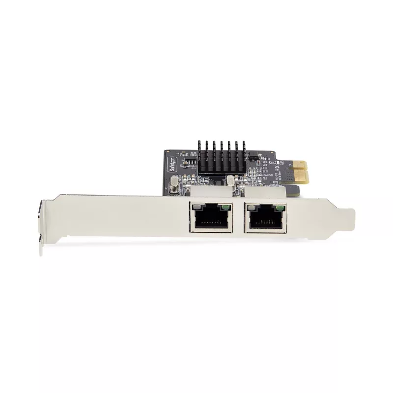 StarTech.com Κάρτα δικτύου 2 θυρών Gigabit PCIe, κάρτα δικτύου 10/100/1000Mbit/s PCI Express, Dual Realtek RTL8111H, συμβατή με Windows και Linux, συμμορφούμενη με TAA