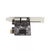StarTech.com Κάρτα δικτύου 2 θυρών Gigabit PCIe, κάρτα δικτύου 10/100/1000Mbit/s PCI Express, Dual Realtek RTL8111H, συμβατή με Windows και Linux, συμμορφούμενη με TAA