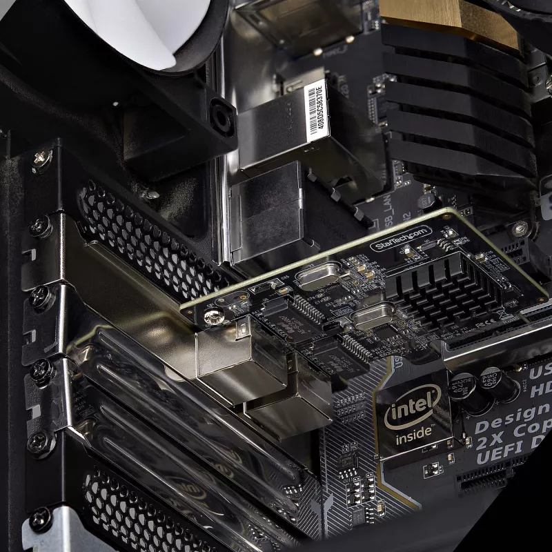 StarTech.com Κάρτα δικτύου 2 θυρών Gigabit PCIe, κάρτα δικτύου 10/100/1000Mbit/s PCI Express, Dual Realtek RTL8111H, συμβατή με Windows και Linux, συμμορφούμενη με TAA