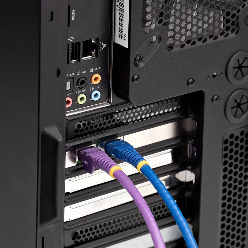 StarTech.com Κάρτα δικτύου 2 θυρών Gigabit PCIe, κάρτα δικτύου 10/100/1000Mbit/s PCI Express, Dual Realtek RTL8111H, συμβατή με Windows και Linux, συμμορφούμενη με TAA