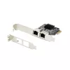 StarTech.com Κάρτα δικτύου 2 θυρών Gigabit PCIe, κάρτα δικτύου 10/100/1000Mbit/s PCI Express, Dual Realtek RTL8111H, συμβατή με Windows και Linux, συμμορφούμενη με TAA