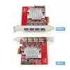 StarTech.com Κάρτα USB-A PCIe 4 θυρών, USB 3.2 10 Gbit/s, κάρτα επέκτασης PCI Express 3.0, 4x ανεξάρτητος ελεγκτής USB, Windows/Linux/macOS, συμμορφούμενη με TAA
