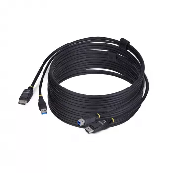 StarTech.com Καλώδιο KVM DisplayPort και USB 5Gbps 10ft (3m), 4K 60Hz, καλώδιο combo DP 1.2/USB 3.0 καθολικά συμβατό για διακόπτες KVM