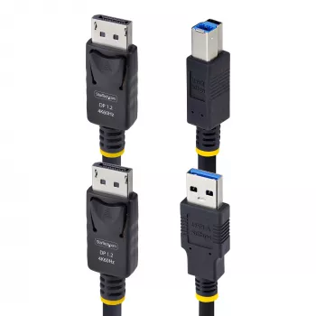 StarTech.com Καλώδιο KVM DisplayPort και USB 5Gbps 10ft (3m), 4K 60Hz, καλώδιο combo DP 1.2/USB 3.0 καθολικά συμβατό για διακόπτες KVM