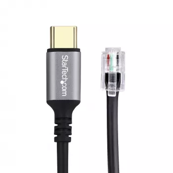 StarTech.com UR9-HEADSET-ADAPTER Προσαρμογέας καλωδίου USB-C RJ-9 μαύρο