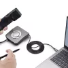 StarTech.com UR9-HEADSET-ADAPTER Προσαρμογέας καλωδίου USB-C RJ-9 μαύρο