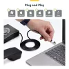 StarTech.com UR9-HEADSET-ADAPTER Προσαρμογέας καλωδίου USB-C RJ-9 μαύρο