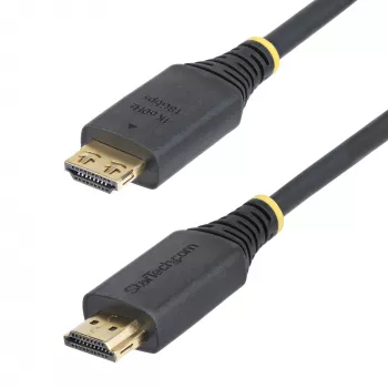 StarTech.com Καλώδιο HDMI υψηλής ταχύτητας 10ft (3m) με βύσματα με λαβή, 4K 60Hz/1440p 144Hz, HDR10/HDCP 2.2/ARC, 18 Gbit/s, καλώδιο UHD HDMI 2.0 για TV/οθόνη/οθόνη, περίβλημα TPE