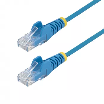 StarTech.com 10m μπλε λεπτό καλώδιο Ethernet CAT6, snagless, 100W PoE, UTP, LSZH, 28AWG καθαρό γυμνό σύρμα χαλκού, λεπτό καλώδιο δικτύου RJ45 patch με ανακούφιση έλξης, ελεγμένο μεμονωμένα