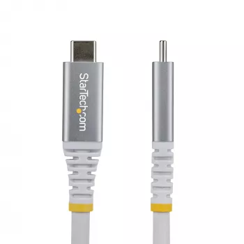 StarTech.com Καλώδιο USB4 3 m (10 ft), 20 Gbit/s, πιστοποιημένο από USB-IF καλώδιο USB-C, 60 W PD, 4K 120 Hz DP 1.4, περίβλημα TPE, Λευκό καλώδιο USB-C