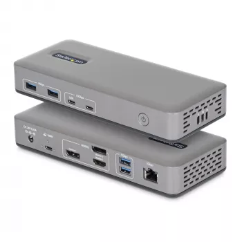 StarTech.com 199UE-USBC-DOCK Σταθμός σύνδεσης laptop/αντιγραφέας θυρών Ενσύρματο USB 3.2 Gen 2 (3.1 Gen 2) Type-C Γκρι