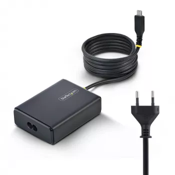 StarTech.com Φορτιστής laptop USB-C 100W με καλώδιο USB-C 1,5 m σταθερά συνδεδεμένο, τροφοδοτικό για Dell, XPS, HP ProBook, MacBook Pro, Microsoft Surface Pro