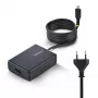 StarTech.com Φορτιστής laptop USB-C 100W με καλώδιο USB-C 1,5 m σταθερά συνδεδεμένο, τροφοδοτικό για Dell, XPS, HP ProBook, MacBook Pro, Microsoft Surface Pro