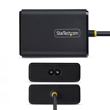 StarTech.com Φορτιστής laptop USB-C 100W με καλώδιο USB-C 1,5 m σταθερά συνδεδεμένο, τροφοδοτικό για Dell, XPS, HP ProBook, MacBook Pro, Microsoft Surface Pro