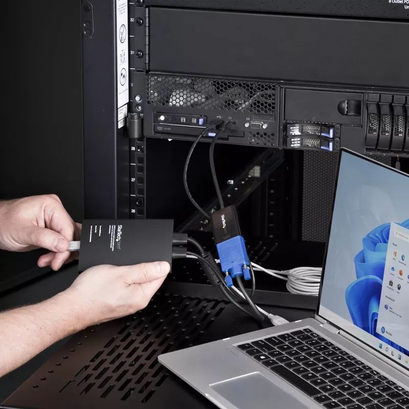 StarTech.com Φορητός προσαρμογέας κονσόλας KVM Crash Cart για laptop